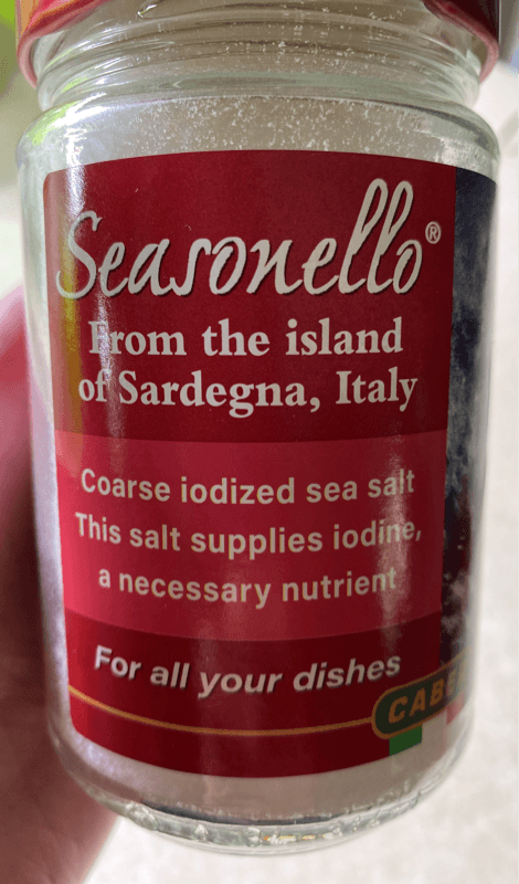 Seasonello Coarse Iodized Sea Salt