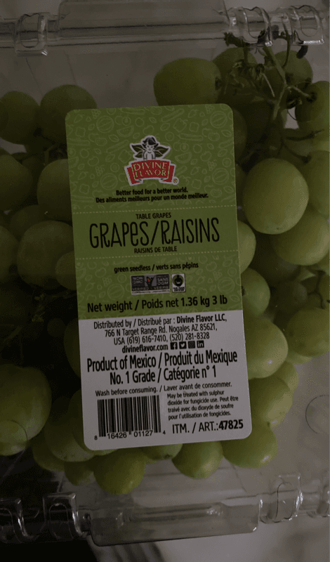Divine Flavor Table Grapes/Raisins 1.36 Kg