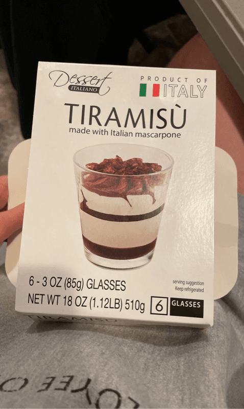 Dessert Italiano Tiramisu Made With Italian Mascarpone