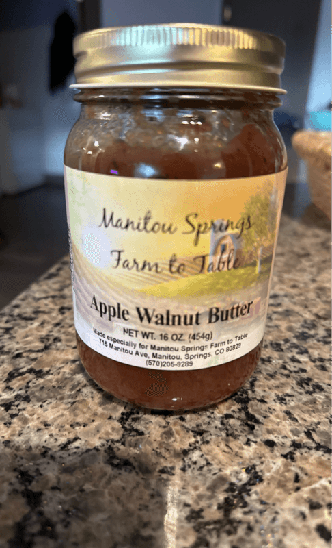 Manitou Springs Farm To Table Apple Walnut Butter