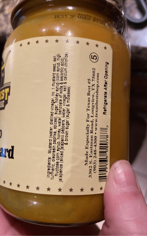 Texas Best Smokehouse Jalapeno Honey Mustard