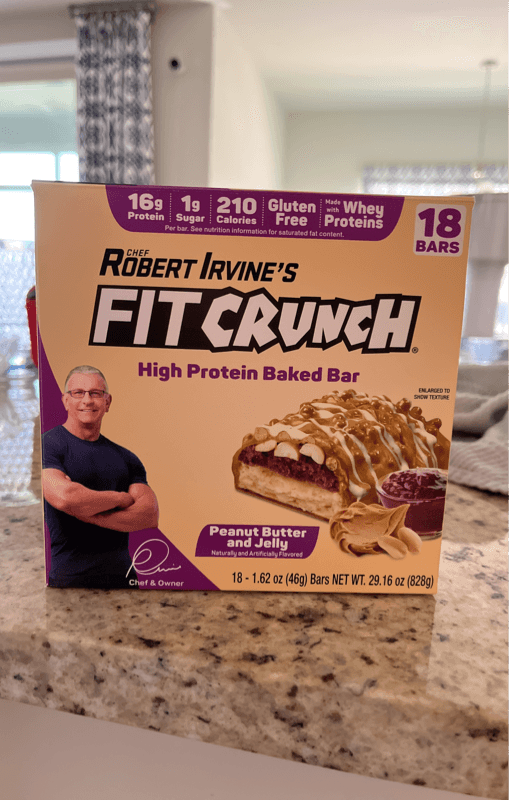 Fitcrunch Peanut Butter And Jelly High Protein Baked Bar