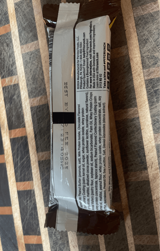 Chef Robert Irvine'S Chocolate Peanut Butter Flavored Fit Crunch Wafer Protein Bar