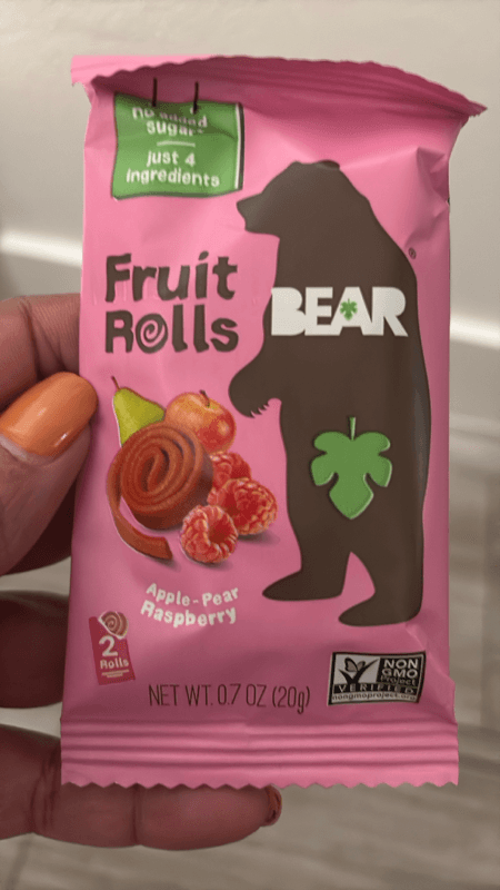 Bear Yo Yo Raspberry Fruit And Veggie Roll