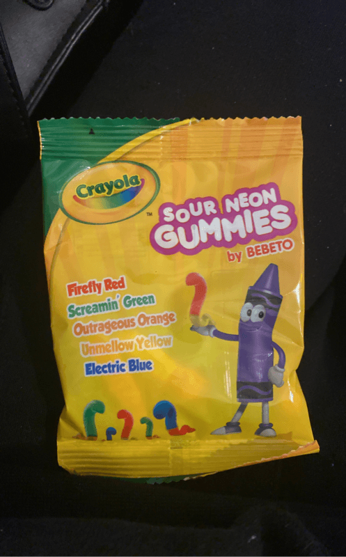 Crayola Sour Neon Gummies