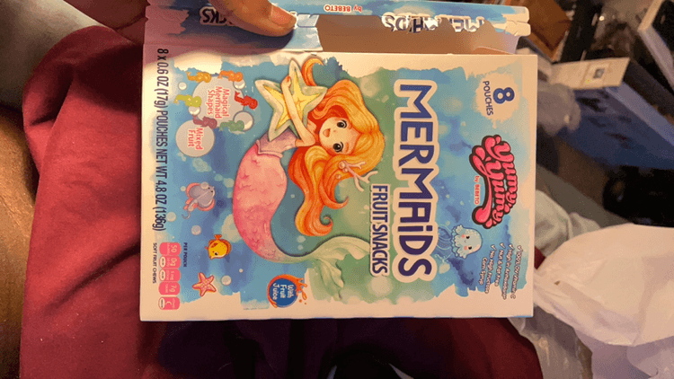 Yummy Yummy By Bebeto Mermaids Fruit Snacks