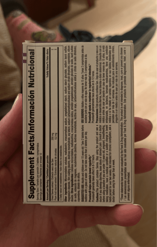 Prunelax Ciruelax Maximum Felief Natural Laxative For Occasional Constipation 24 Coated