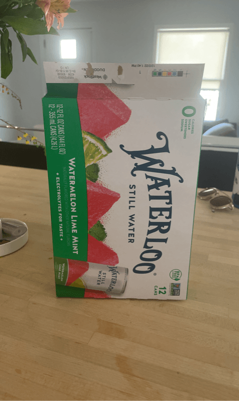Waterloo Watermelon Lime Mint Still Water
