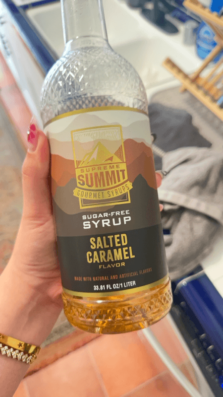 Supreme Summit Sugar-Free Syrup Salted Caramel Flavor