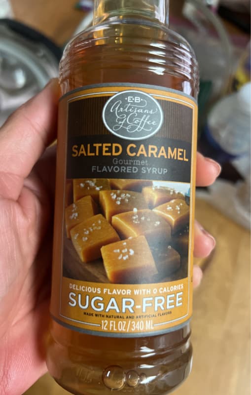 Eb Artisan Of Coffee Sugar-Free Salted Caramel Gourmet Flavored Syrup