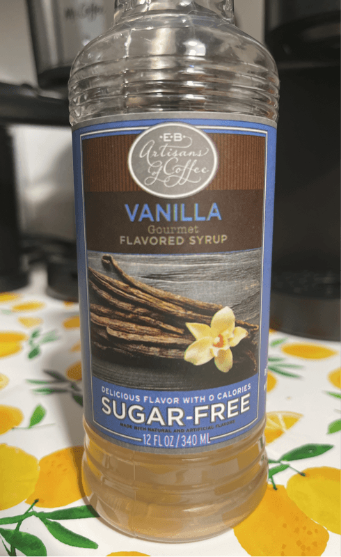 E.B. Artisans Of Coffee Vanilla Gourmet Flavored Syrup
