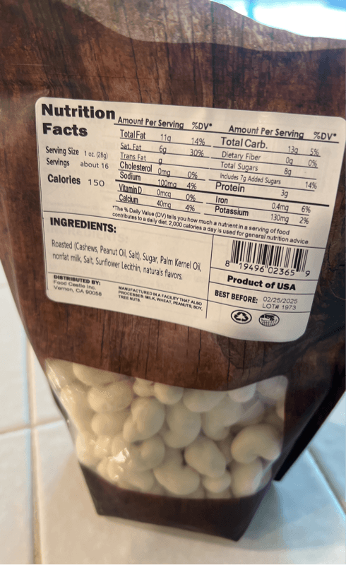 Nature To Go White Belgian Chocolate Cashews