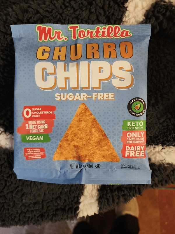Mr. Tortilla Churro Chips Sugar-Free