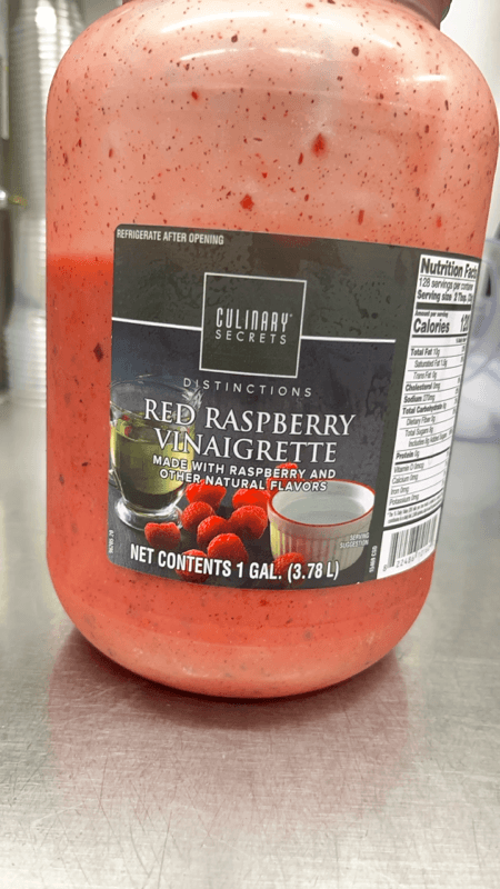 Culinary Secrets Distinctions Red Raspberry Vinaigrette