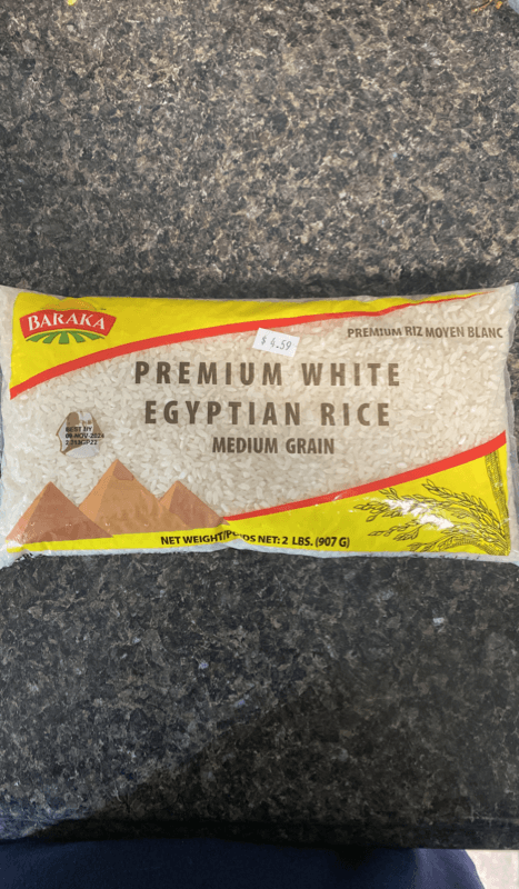 Baraka Premium White Medium Grain Egyptian Rice