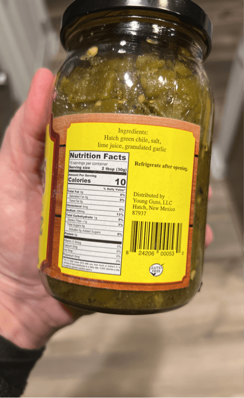 Young Guns Flame Roasted Diced Green Chile Medium