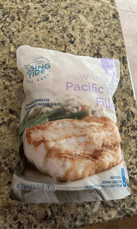 Rising Tide Seafood Wild Caught Pacific Cod Fillets