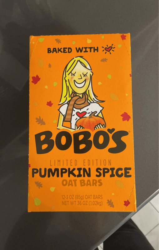 Bobo'S Pumpkin Spice Oat Bar