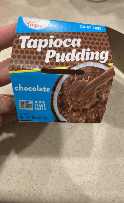 Sun Tropics Chocolate Tapioca Pudding