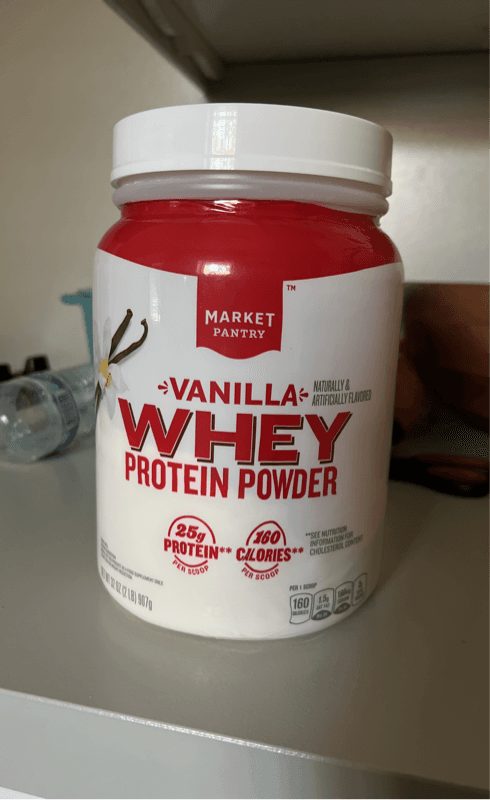 Market Pantry Vanilla Whey Protein Powder