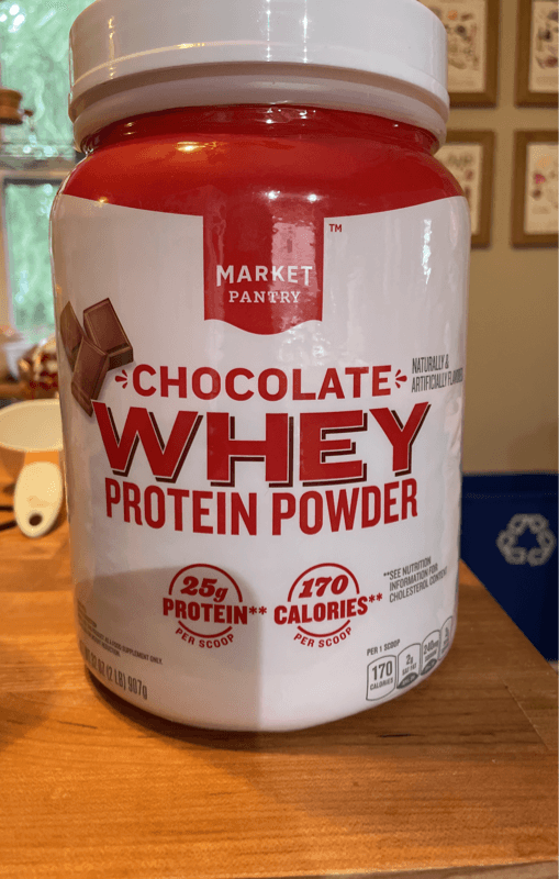 Market Pantry Chocolate Whey Protein Powder
