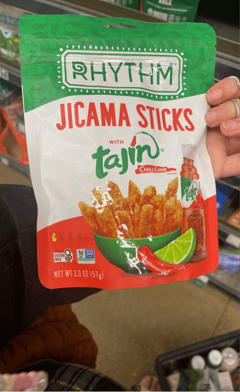 Rhythm Jicama Sticks With Tajin Chili Lime
