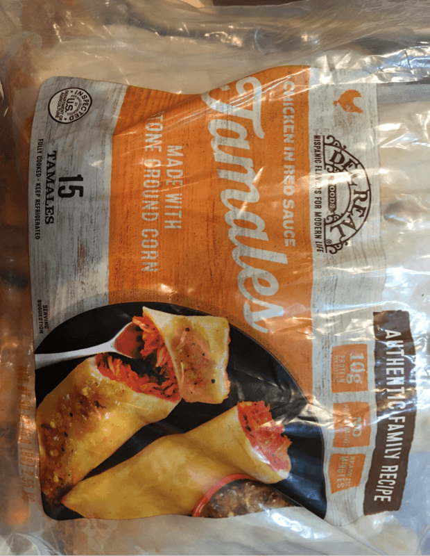 Del Real Foods Tamales Chicken In Red Sauce