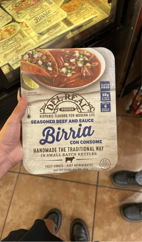 Del Real Foods Birria Seasoned Beef And Sauce