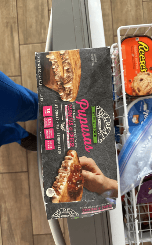 Del Real Foods Pupusas Carnitas & Cheese