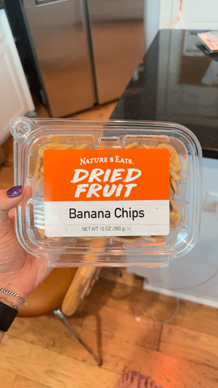 Nature'S Eats Dried Fruit Banana Chips
