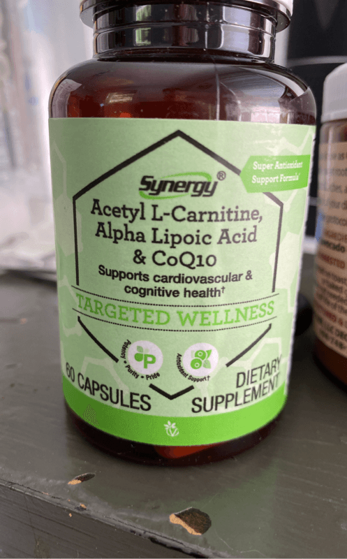 Synergy Acetyl L-Carnitine, Alpha Lipoic Acid & Coq10 Capsules