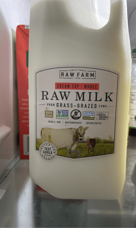 Raw Farm Cream Top - Whole Raw Milk