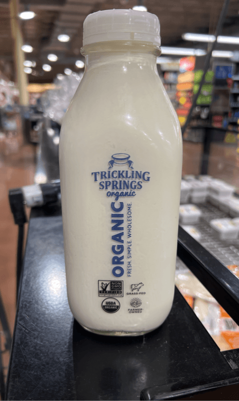 Trickling Springs Organic Half & Half