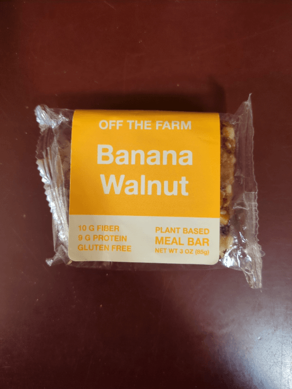 Off The Farm Banana Walnut Meal Bar