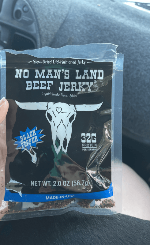 No Man'S Land Beef Jerky Black Pepper