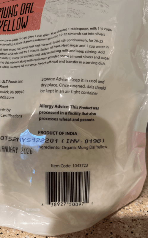 Khazana Organic Mung Dal Yellow