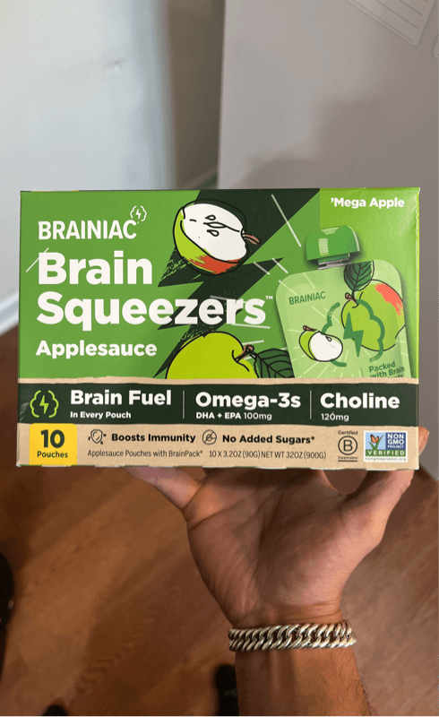 Brainiac Brain Squeezers Applesauce