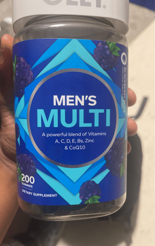 Olly Men'S Multi Vitamins Blackberry Blitz Gummies