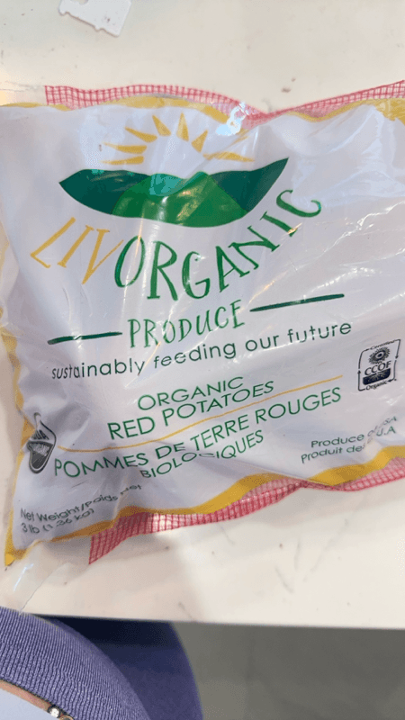 Livorganic Produce Organic Red Potatoes