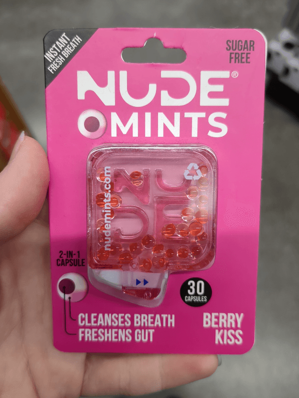 Nude Mints Berry Kiss, 30 Capsules