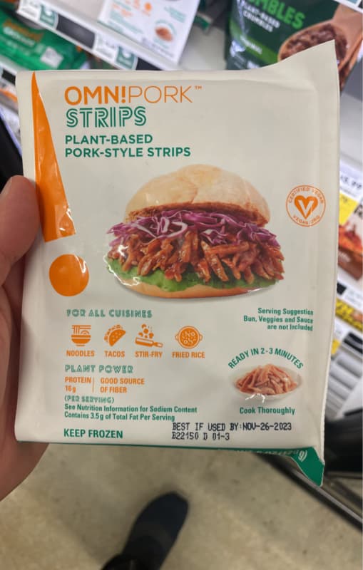 Omnipork Strips Plant-Based Pork-Style Strips