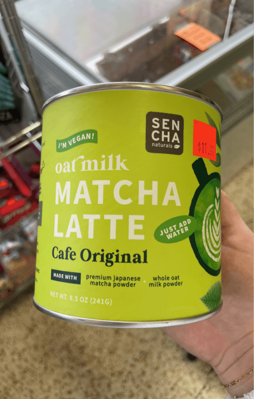 Sencha Naturals Oat Milk Matcha Latte Cafe Original