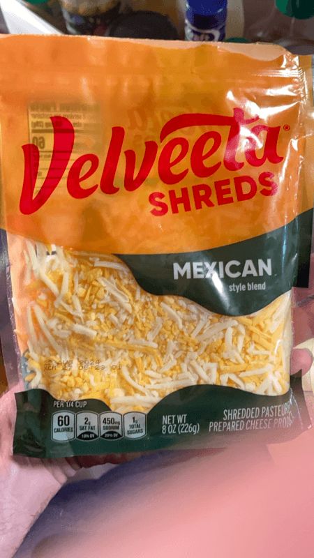 Velveeta Shreds Mexican Style Blend