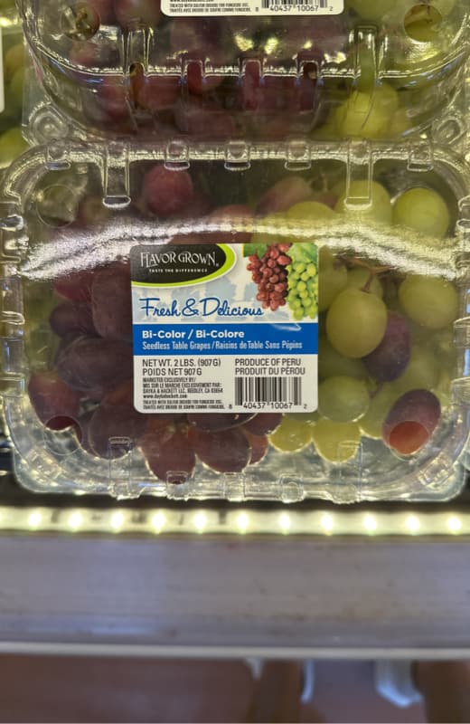 Flavor Grown Fresh & Delicious Seedless Table Grapes