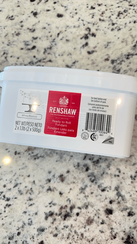 Renshaw Ready To Roll Fondant White