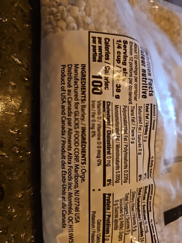 Glicks Pearl Barley