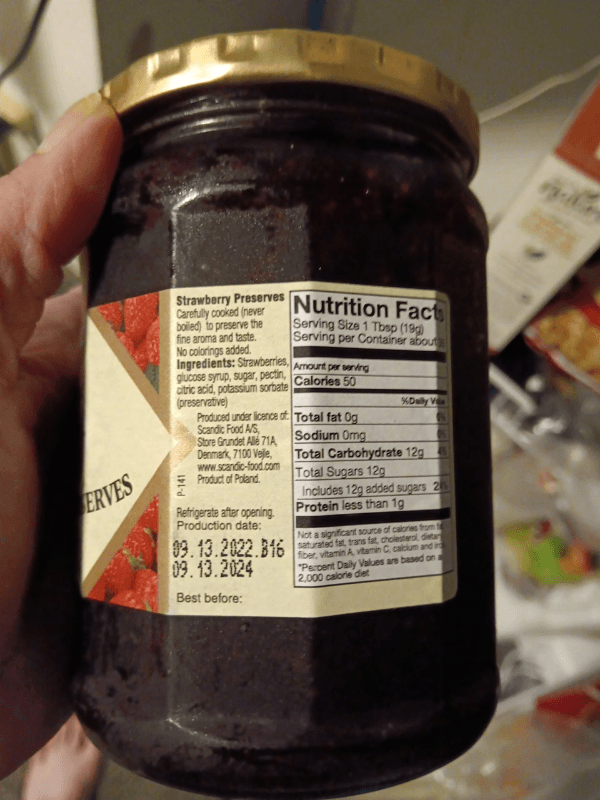 Danish Choice Strawberry Preserves