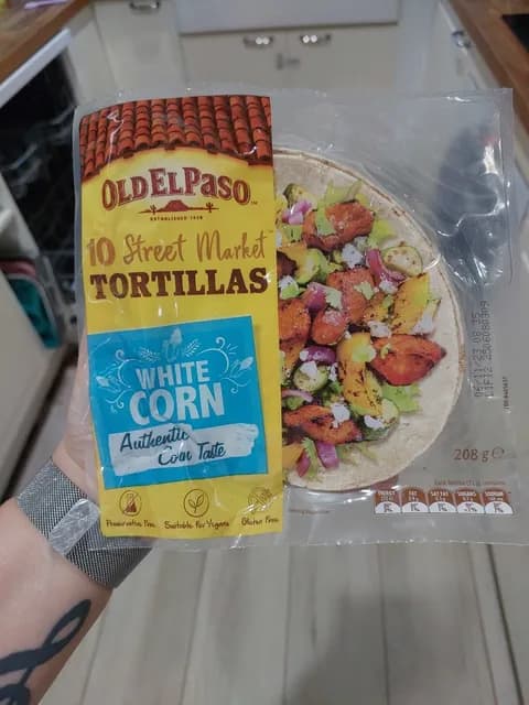 Old El Paso 10 Street Market White Corn Tortillas