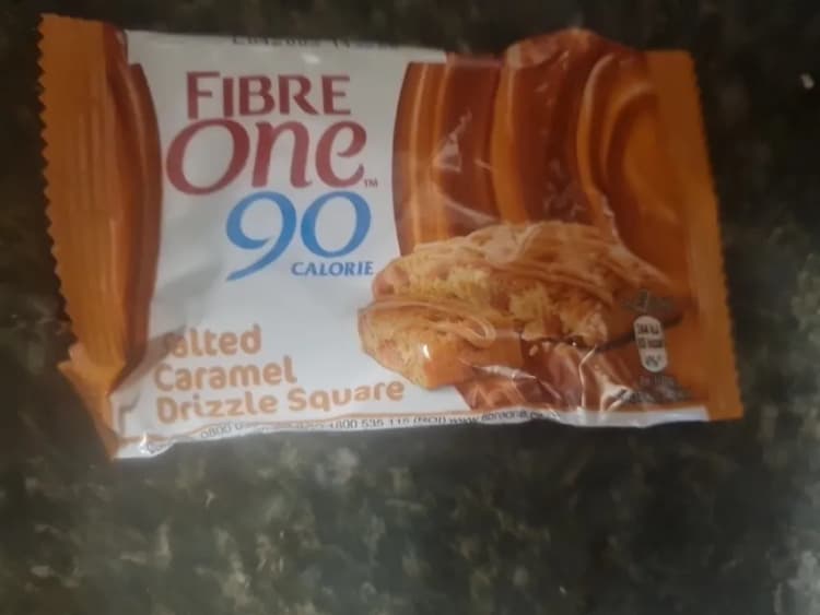 Fibre One 90 Salted Caramel Drizzle Square