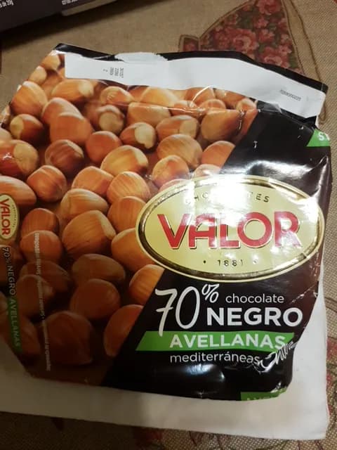 Valor Chocolate Negro 70% Avellanas